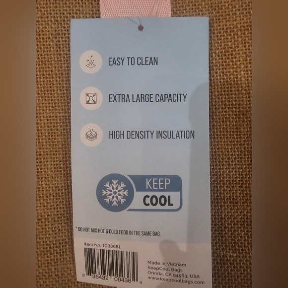 Brown and Pink Tote Bag - Picture 4 of 8